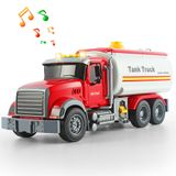 Caminhão-tanque De Óleo De Brinquedo Anjaru 15 Rescue Fire Fire Fighting Com Spray De Água