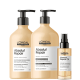 Kit L&#39;oréal Professionnel Absolut Repair Gold Quinoa + Protein Triple (3 Produtos)