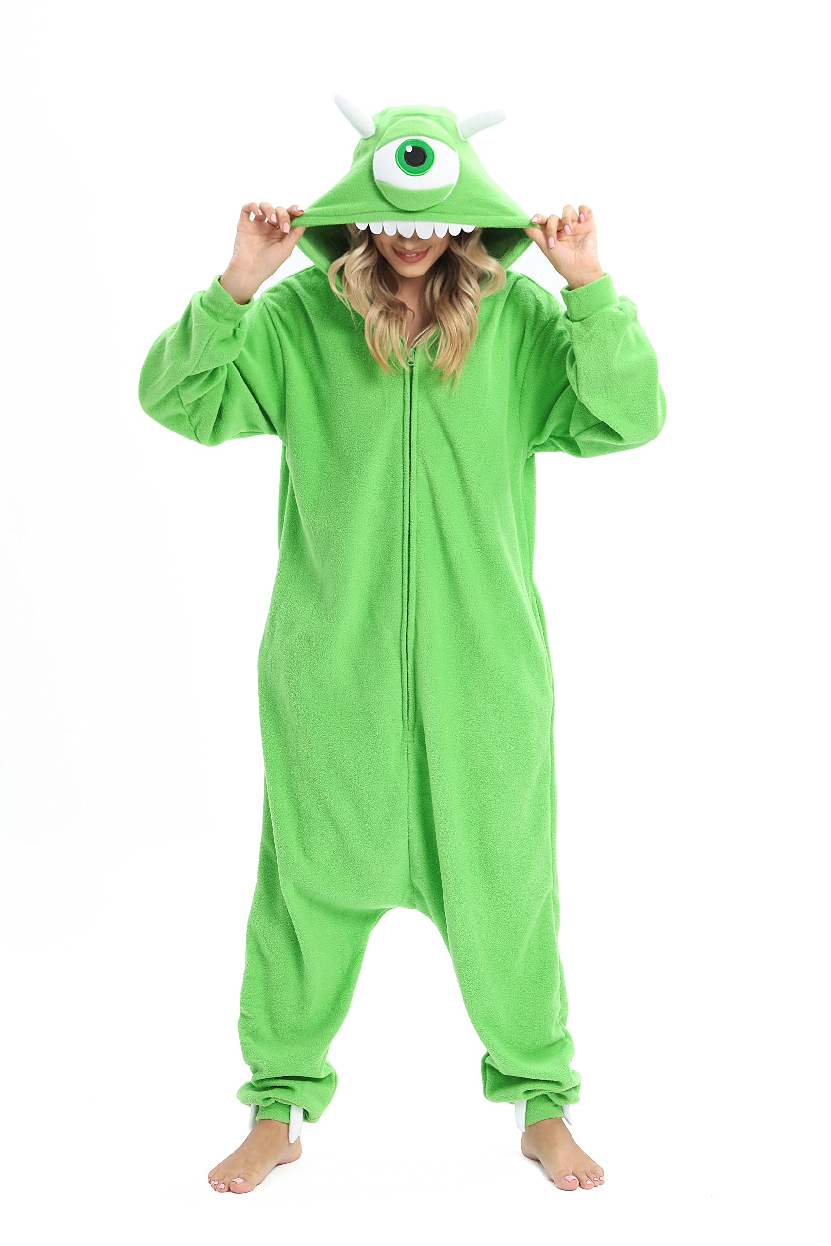 Fantasia De Cosplay, Macacão Adulto, Pijama Superband Animal Green