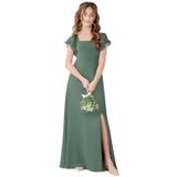 Vestido De Dama De Honra Jirocum Chiffon Para Adolescentes Juniores Jr001