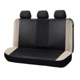 Capas De Assento De Carro Flying Banner Rear Bench Neoprene Beige