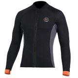 Jaqueta De Neoprene De 3 Mm Com Roupa De Mergulho Top Dive &amp; Sail Para Homens, Tamanho Xl
