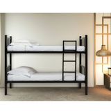 Beliche Tubular Solteiro Para Colchão 188x78cm Preto