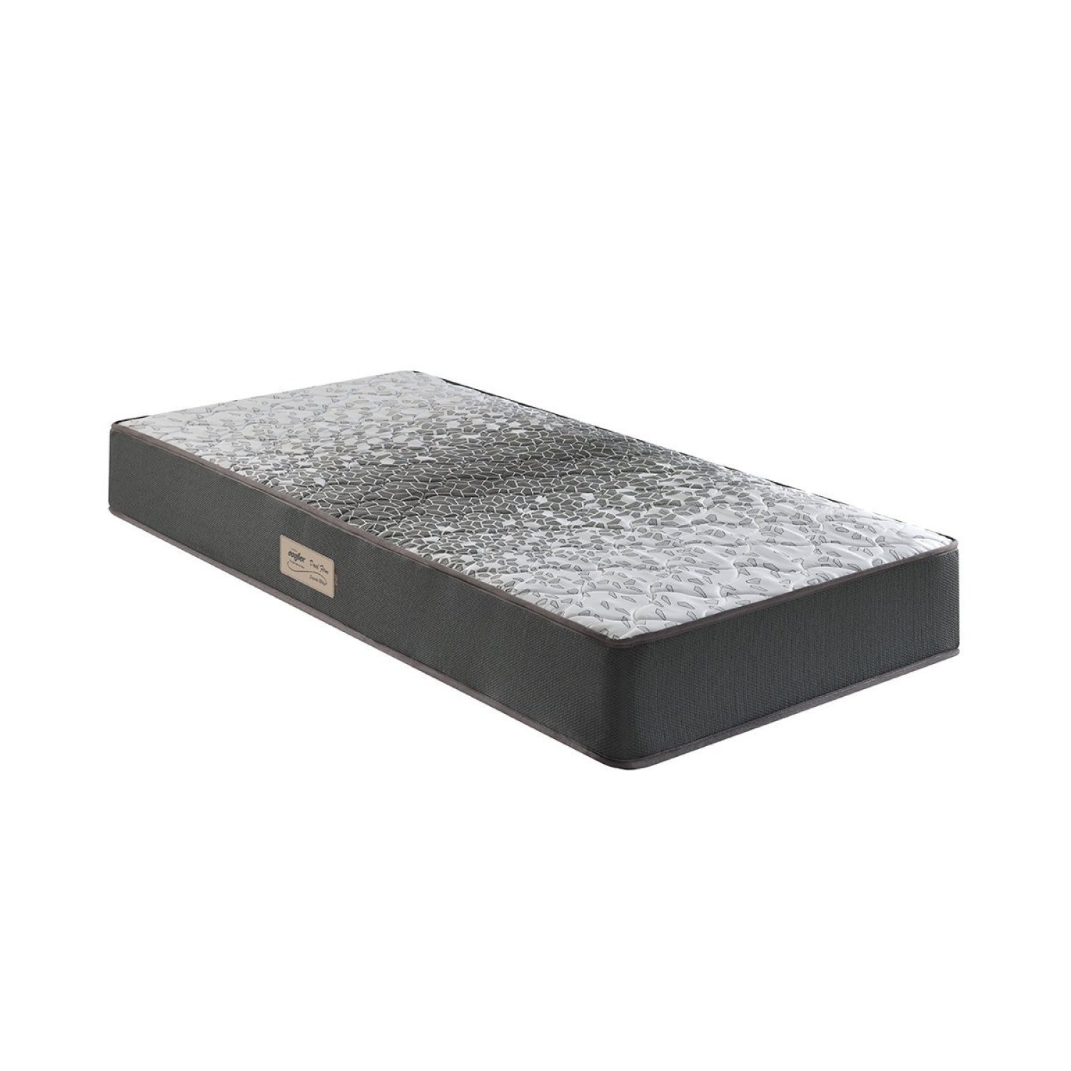 Colchão Solteiro B&amp;g Dual Firm Ecoflex 88x188x22 Cinza