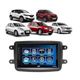 Kit Multimídia Duster Oroch Captur 2011 / 2019 Mp5 7 Pol Bt Usb Fm Leitor Sd