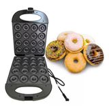 Super Máquina Mini Donuts Profissional Elétrica Portátil 16