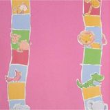 Papel De Parede Safari Friends Infantil Colorido Sf6212