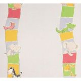 Papel De Parede Safari Friends Infantil Colorido Sf6208