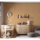 Papel De Parede Sonhos Ripado Madeira Pp207