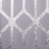 Papel De Parede White Swan Geométrico Cinza Ws100202r