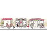 Faixa De Parede Waverly Kids Ooh La La Wk6822bd