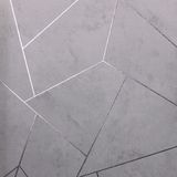 Papel De Parede White Swan Geométrico Cinza Ws101303r