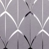 Papel De Parede White Swan Geométrico Cinza Ws100403r