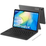 Tablet Colorroom Android 14 10.1" 10 Gb Ram 64 Gb Rom 1 Tb Preto