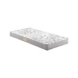 Colchão Solteiro Ecoflex Espuma D26 Ecoline Bordado 88x188x17cm Cinza