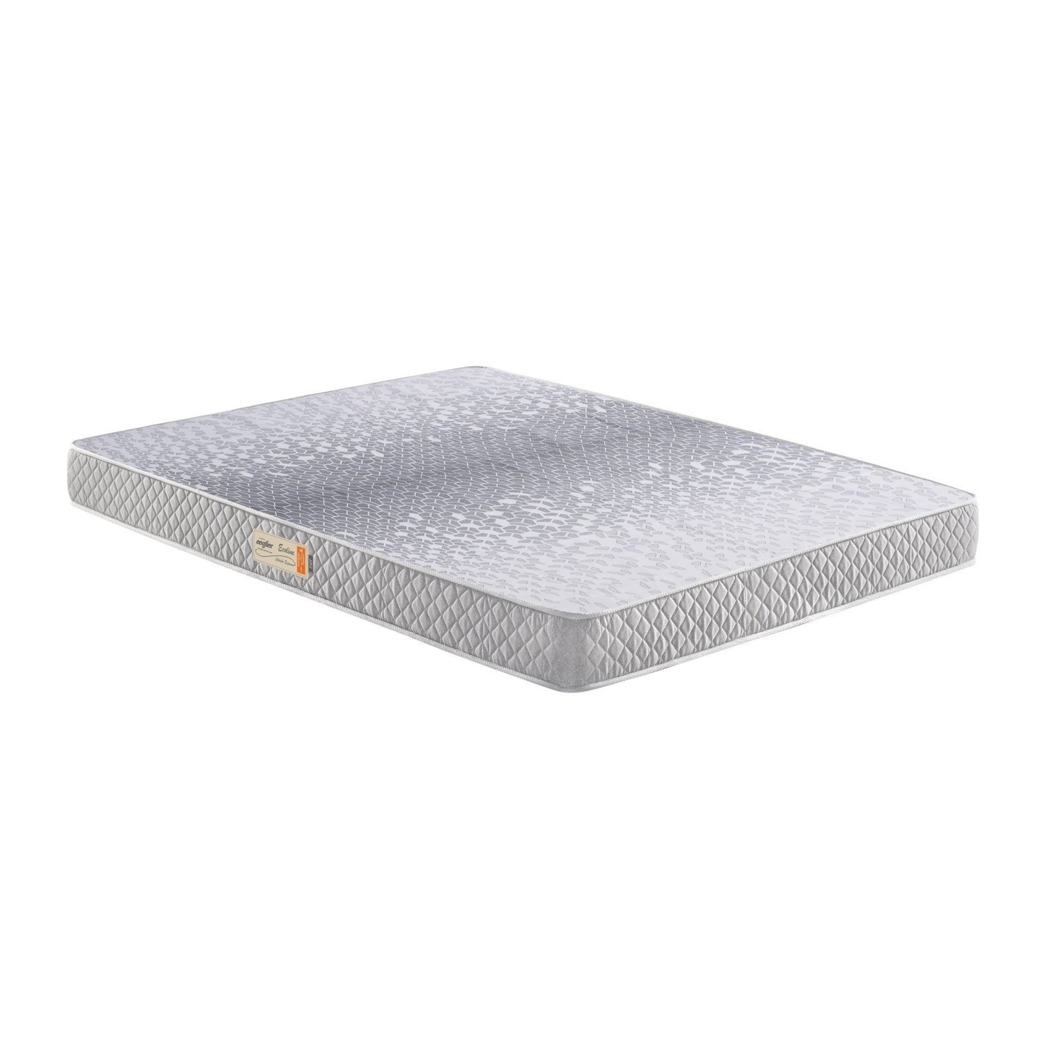 Colchão Casal Ecoflex D28 Ecoline Liso 138x188x12cm Cinza