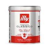 Café Italiano Moído Illy Classico Filtrado 100% Arábica 125g