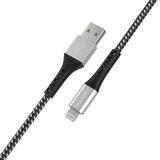 Cabo Lightning Em Nylon Trançado Geonav Eslibk Preto