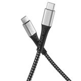 Cabo Usb-C Para Usb-C Essential Geonav Esc06bk 1,2 Metro 2.0 100w Preto