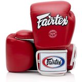 Luvas De Boxe Fairtex Bgv1 Muay Thai Training 240ml Vermelhas/pretas