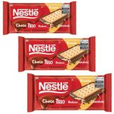 Chocolate Nestlé Choco Trio Amendoim Kit 3 Pacotes De 90g