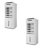 Kit 02 Climatizador De Ar Frio Britânia 5l 220v 4 Em 1 Autonomia De 26h Com Controle