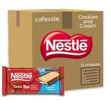 Nestlé Chocotrio Cookies E Cream Kit 12 Barras De 90g