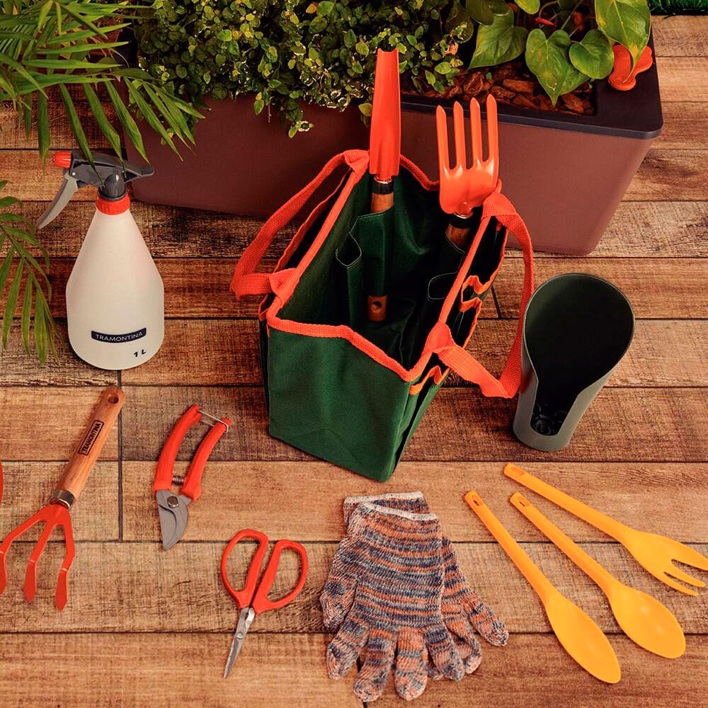 Kit Para Jardinagem Tramontina Com Bolsa Em Lona 13 Peças - Carrefour