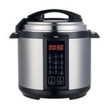 Panela De Pressão Elétrica Multifuncional Digital Hq 6l Inox Hq-y6di 110v