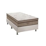 Cama Box Solteiro: Colchão Molas Superpocket Ensacadas Ortobom Celebrita + Base Crc Courano White (88x188)