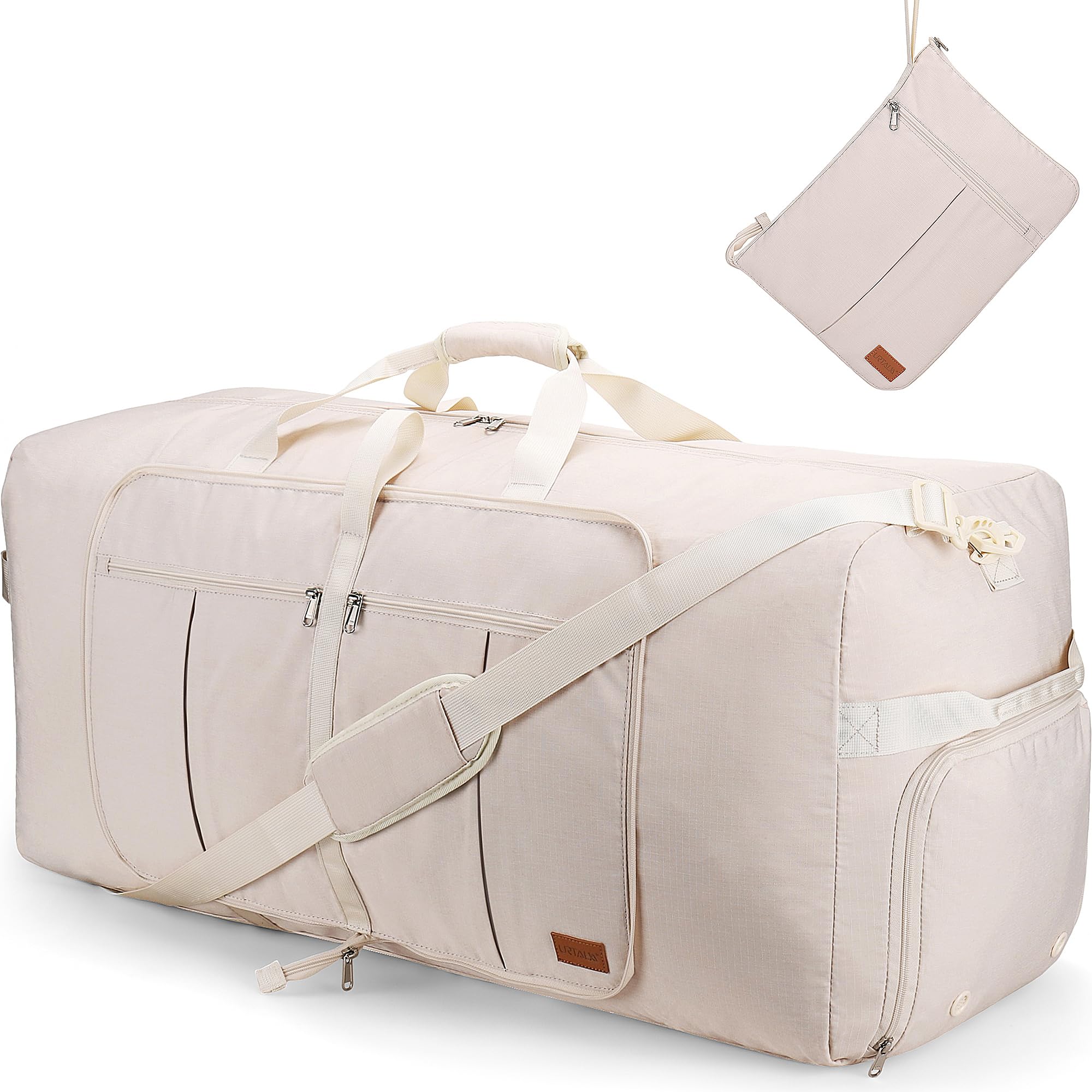 Mochila De Viagem Urtala 120l Para Homens E Mulheres Bege - Carrefour