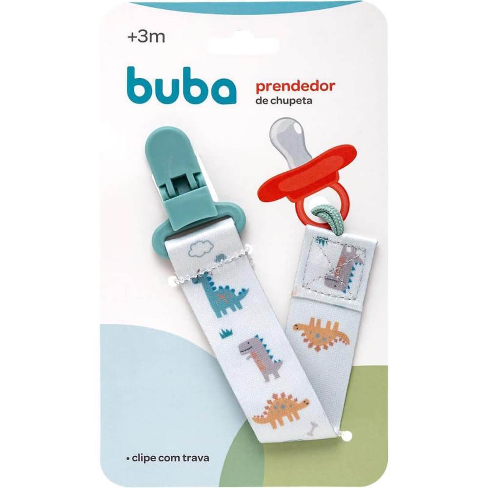 Prendedor De Chupeta Magic Dino Buba