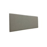 Cabeceira Estofada King 1 Bloco Não É Segredo Linho Cinza Clarinho 195x60