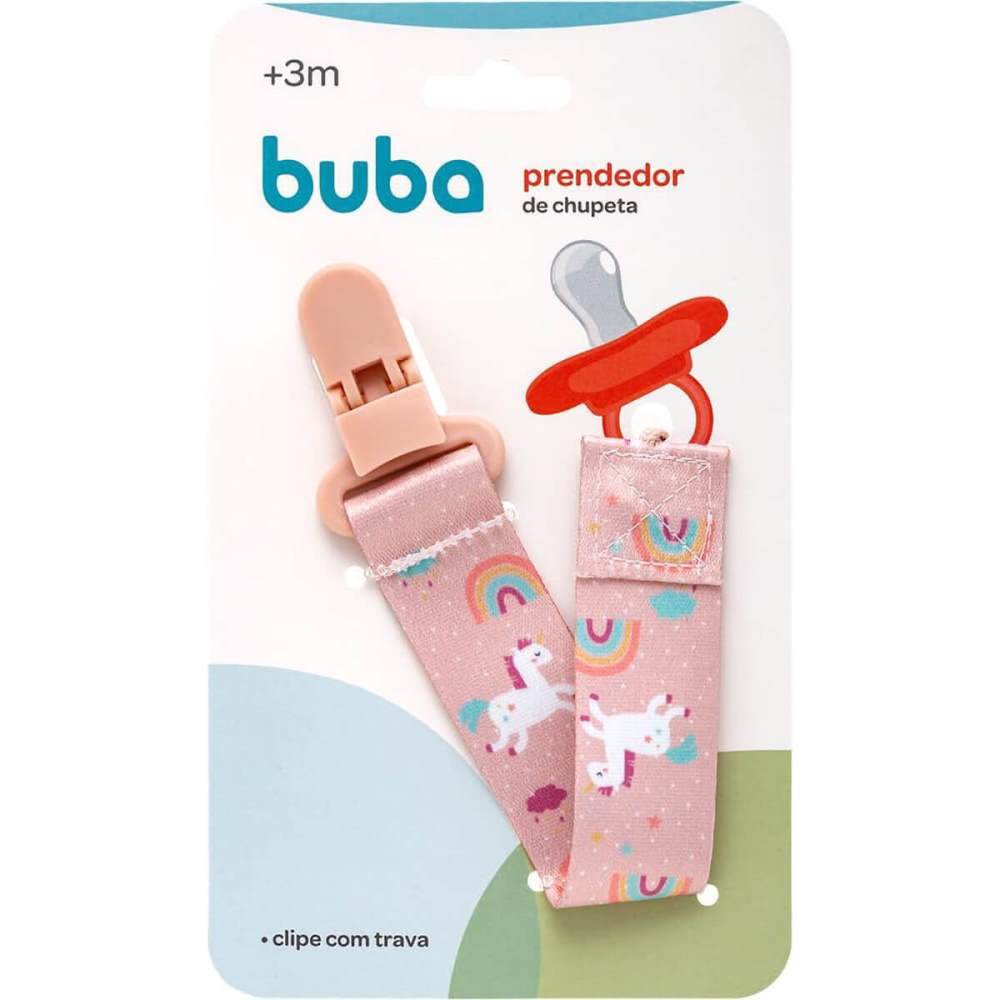 Prendedor De Chupeta Magic Unicornio Buba