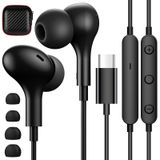 Fones De Ouvido Usb C Apetoo Para Samsung S24 Ultra S23 S22 S21 Fe