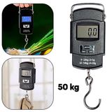 Balança De Mão Digital Até 50kg Para Pesca E Frutas