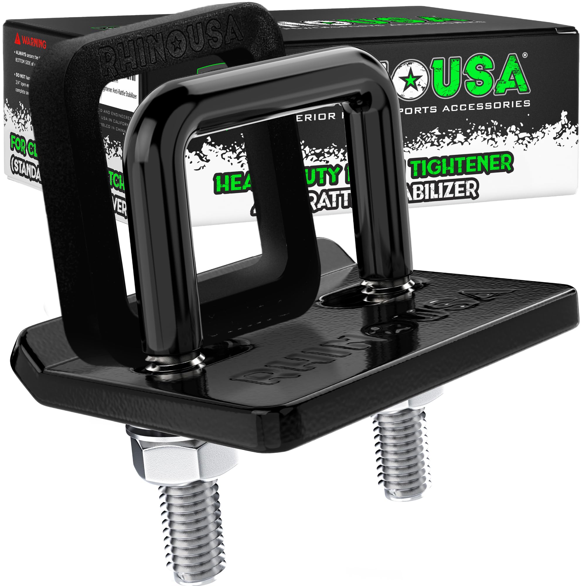 Hitch Tightener Rhino Usa Com Kit Silencer Pad De 1,25 E 2 Polegadas