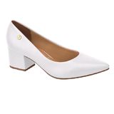 Scarpin Vizzano Salto Bloco Ref 1220.315.7286 Branco 036