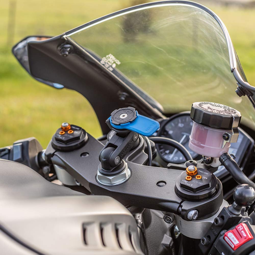 Fork Stem Mount Quad Lock De Motocicleta Para Iphone E Samsung