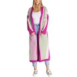 Casaco De Lã Feminino Chouyatou Fall Color Block