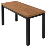 Banco Mdp/aço 99cm Mega Ciplafe Preto/amêndoa