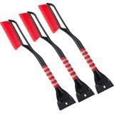 Escova De Neve Ice Scraper Foval 27 (pacote Com 3) Para Carros, Caminhões E Suvs