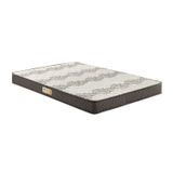 Colchão Queen Ecoflex D45 Ecoline Bordado 158x198x25 Marrom/bege