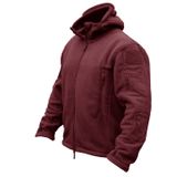 Jaqueta Masculina Crysully, Algodão, De Inverno, Casual, À Prova De Vento, Vinho Tinto