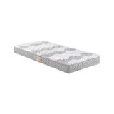 Colchão Solteiro Ecoflex Ecoline Espuma D45 Bordado 88x188x17cm Cinza/branco
