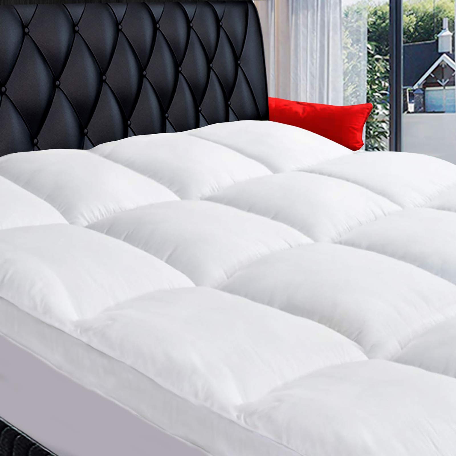 Protetor De Colchão Coonp Queen Extra Thick Pillowtop 400 Tc De Algodão
