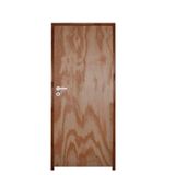 Porta Lisa Mescla Batente Ecológico 14 Cm Fechadura Interna Stilo Cromada 60 X 2.10 Lado Direito - Hale