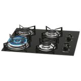 Fogão Cooktop Fischer 4q Tc Gás Mesa Vidro Bivolt
