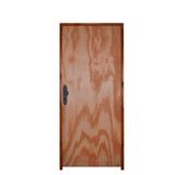 Porta Lisa Mescla 60 X 2.10 Batente Ecológico 11 Cm Fechadura Extena Stam Direito - Hale