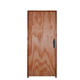 Porta Lisa Mescla 60 X 2.10 Batente Ecológico 11 Cm Fechadura Externa Stam Esquerdo - Hale